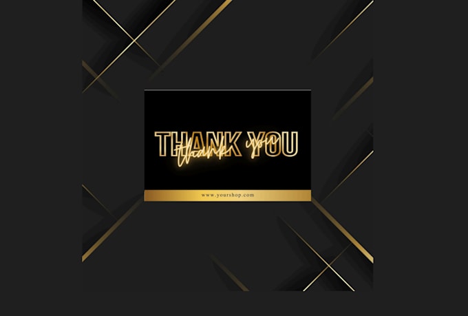 design amazon thank you card, product insert card